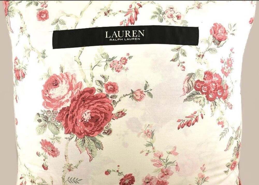 Ralph Lauren Home Sofia Floral FULL / QUEEN Comforter & Shams Set Red Multi